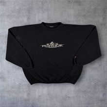 Load image into Gallery viewer, Vintage NCAA Purdue Boilermakers College Embroidered Spellout Black Sweatshirt
