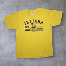 Load image into Gallery viewer, Anvil Indiana Athletic “Outdoor Rugged” Spellout College Graphic T-Shirt
