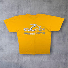 Load image into Gallery viewer, Orange County Choppers Biker TV Show Y2K Graphic Yellow Cotton T-Shirt
