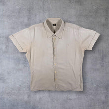 Load image into Gallery viewer, Early 00's Lee Classic Beige Short Sleeve Linen Shirt
