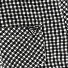Load image into Gallery viewer, Guess Los Angeles Black White Gingham Check Long Sleeve Cotton Shirt
