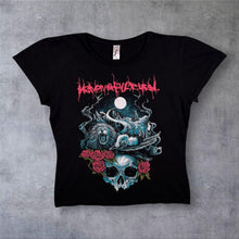 Load image into Gallery viewer, Heaven Shall Burn T Shirt Womens L Black Metalcore Death Metal Band Skull Tee
