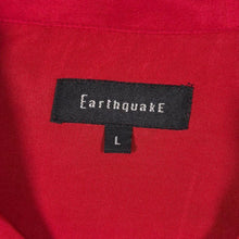 Load image into Gallery viewer, Early 00's Earthquake Goth Y2K Traditional Dragon Graphic Red Short Sleeve Shirt
