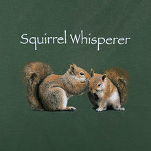 Load image into Gallery viewer, Squirrel Whisperer Animal Wildlife Graphic Faded Grey Cotton T-Shirt
