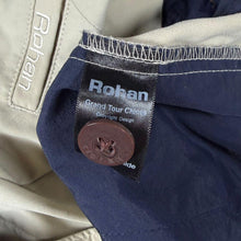 Load image into Gallery viewer, Rohan Men's Grand Tour Chinos Beige Walking Travel Trousers Size 32R
