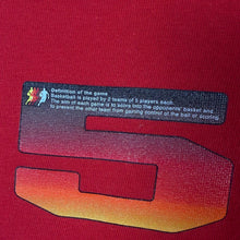 Load image into Gallery viewer, Early 00's Nike Dri-Fit "5 on 5" Basketball Y2K Red Cotton Short Sleeve T-Shirt
