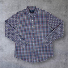 Load image into Gallery viewer, Vintage Ralph Lauren "Custom Fit" Plaid Check Mini Logo Long Sleeve Button-Up Cotton Shirt
