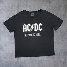 Load image into Gallery viewer, Pull &amp; Bear x AC/DC "Highway To Hell" Graphic Spellout Hard Rock Band T-Shirt
