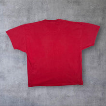Load image into Gallery viewer, Jerzees NCAA New Mexico Lobos College Logo Spellout Graphic Red T-Shirt
