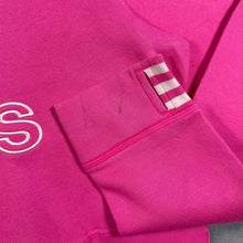 Load image into Gallery viewer, Adidas Womens XL Pink Hoodie Embroidered Big Logo 3 Stripes Pullover
