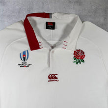 Load image into Gallery viewer, Canterbury England Rugby World Cup 2019 Japan Polo Shirt 2XL XXL 2003 Trophy
