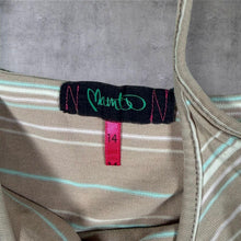 Load image into Gallery viewer, Early 00's Y2K Mambo Surfer Skater Striped Spaghetti Strap Cami Vest Top
