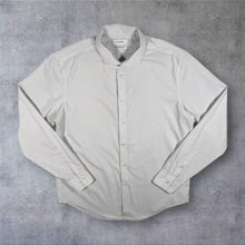 Load image into Gallery viewer, Calvin Klein "Infinite Wrinkle Free" White Check Long Sleeve Slim Fit Stretch Shirt
