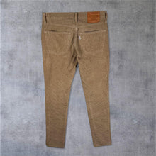 Load image into Gallery viewer, Levi's 511 Premium White Tab Brown Cord Corduroy Slim Fit Trousers Jeans
