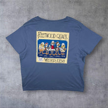 Load image into Gallery viewer, Weird Fish "Fleetwood Quack" Parody Music Spellout Graphic Blue T-Shirt
