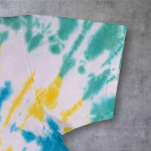 Load image into Gallery viewer, Vintage 1993 Fantasy Fest Key West T Shirt Lost In The 60s Tie Dye Oneita L
