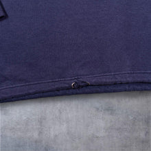 Load image into Gallery viewer, Early 00's Champion Embroidered Big Spellout Navy Blue 1/4 Zip Pullover Sweatshirt

