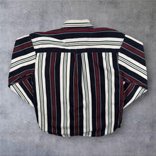 Load image into Gallery viewer, Vintage Coliseum Classic Multi Striped Cotton Long Sleeve Button-Down Shirt
