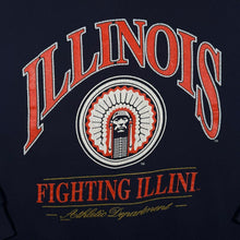Load image into Gallery viewer, Vintage Lee Sport NCAA Illinois Fighting Illini College Navy Blue Sweatshirt
