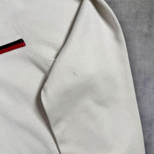 Load image into Gallery viewer, Vintage Umbro Sweatshirt Mens M White-Cream Red Black Stripe Y2K Crew Neck
