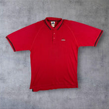 Load image into Gallery viewer, Vintage Adidas Golf Polo Shirt Mens L XL Red Black Pinstripe Retro Y2K Sportswear
