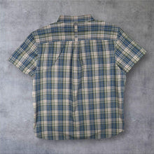 Load image into Gallery viewer, The North Face Mens XL Plaid Check Short Sleeve Shirt Hiking Outdoor TNF
