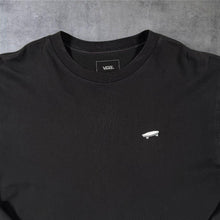Load image into Gallery viewer, Vans "Classic Fit" Embroidered Mini Logo Black Cotton Long Sleeve T-Shirt
