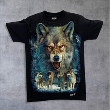 Load image into Gallery viewer, Vintage Wild Wolf Pack Animal Nature Wildlife Graphic T-Shirt
