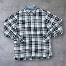 Load image into Gallery viewer, Tommy Hilfiger "Custom Fit" Plaid Check Long Sleeve Button-Up Cotton Shirt
