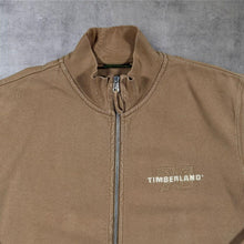 Load image into Gallery viewer, Vintage Y2K Timberland 73 Full Zip Sweatshirt Brown Tan Size M L
