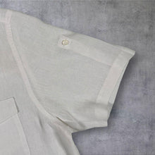 Load image into Gallery viewer, Rohan Maroc Shirt Mens L White Linen Blend Short Sleeve Travel Safari Pockets
