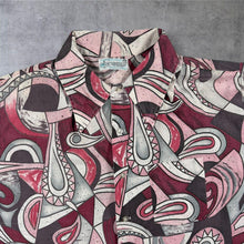 Load image into Gallery viewer, Vintage 70s Kmart Psychedelic Paisley Shirt Mens XXXL 3XL Dagger Collar Disco

