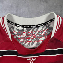Load image into Gallery viewer, Wigan Warriors 2021 Home Rugby Shirt Hummel Red Black Super League Jersey XL
