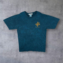 Load image into Gallery viewer, Vintage Guava Beach "Hawaii Tropical Botanical Garden" USA Tourist Blue Tie Dye T-Shirt
