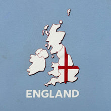 Load image into Gallery viewer, Early 00's Umbro England Football Spellout Graphic Cotton Blue T-Shirt
