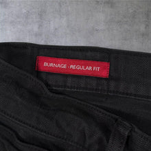 Load image into Gallery viewer, Pretty Green Burnage Jeans Mens 32S Black Regular Straight Fit W32 L30
