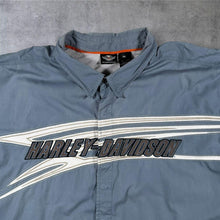 Load image into Gallery viewer, Harley Davidson H-D Performance Shirt Mens 5XL Blue Racing MotorClothes Biker
