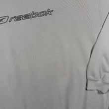 Load image into Gallery viewer, Early 00's Reebok Embroidered Logo Spellout Cream Crewneck Sweatshirt
