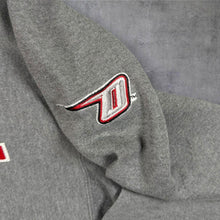 Load image into Gallery viewer, MV Sport Pro-Weave "Oneonta State" College Embroidered Spellout Grey Hoodie
