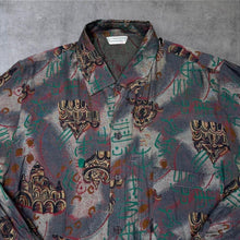 Load image into Gallery viewer, Vintage 90s Hamburg Mens Wear Abstract Print Shirt Small Long Sleeve Retro
