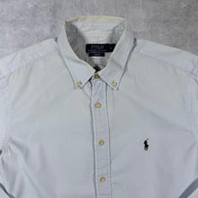 Load image into Gallery viewer, Polo Ralph Lauren "Slim Fit" Light Grey Cotton Button-Down Long Sleeve Shirt
