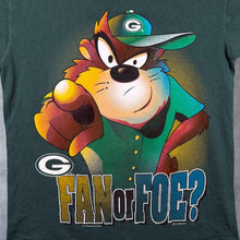 Load image into Gallery viewer, Vintage NFL Green Bay Packers (1995) Looney Tunes Football Taz Bugs Bunny Green T-Shirt
