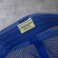 Load image into Gallery viewer, Vintage Florida Sunshine State Dolphin Mesh Trucker Cap Blue Snapback Y2K
