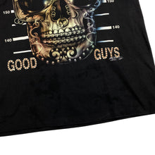 Load image into Gallery viewer, Rock Chang GOOD GUYS Gothic Biker Pierced Tattoo Skull Graphic T-Shirt
