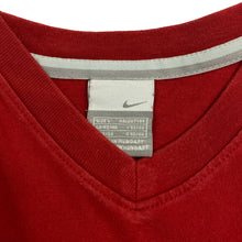 Load image into Gallery viewer, NIKE Classic Mini Embroidered Swoosh Logo V-Neck T-Shirt
