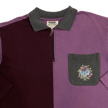 Load image into Gallery viewer, NORTHERN REFLECTIONS Colour Block 1/4 Zip Collared Sweatshirt
