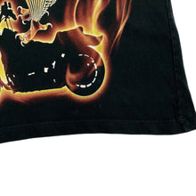 Load image into Gallery viewer, PLANET EARTH Tribal Biker Eagle Flaming Graphic T-Shirt
