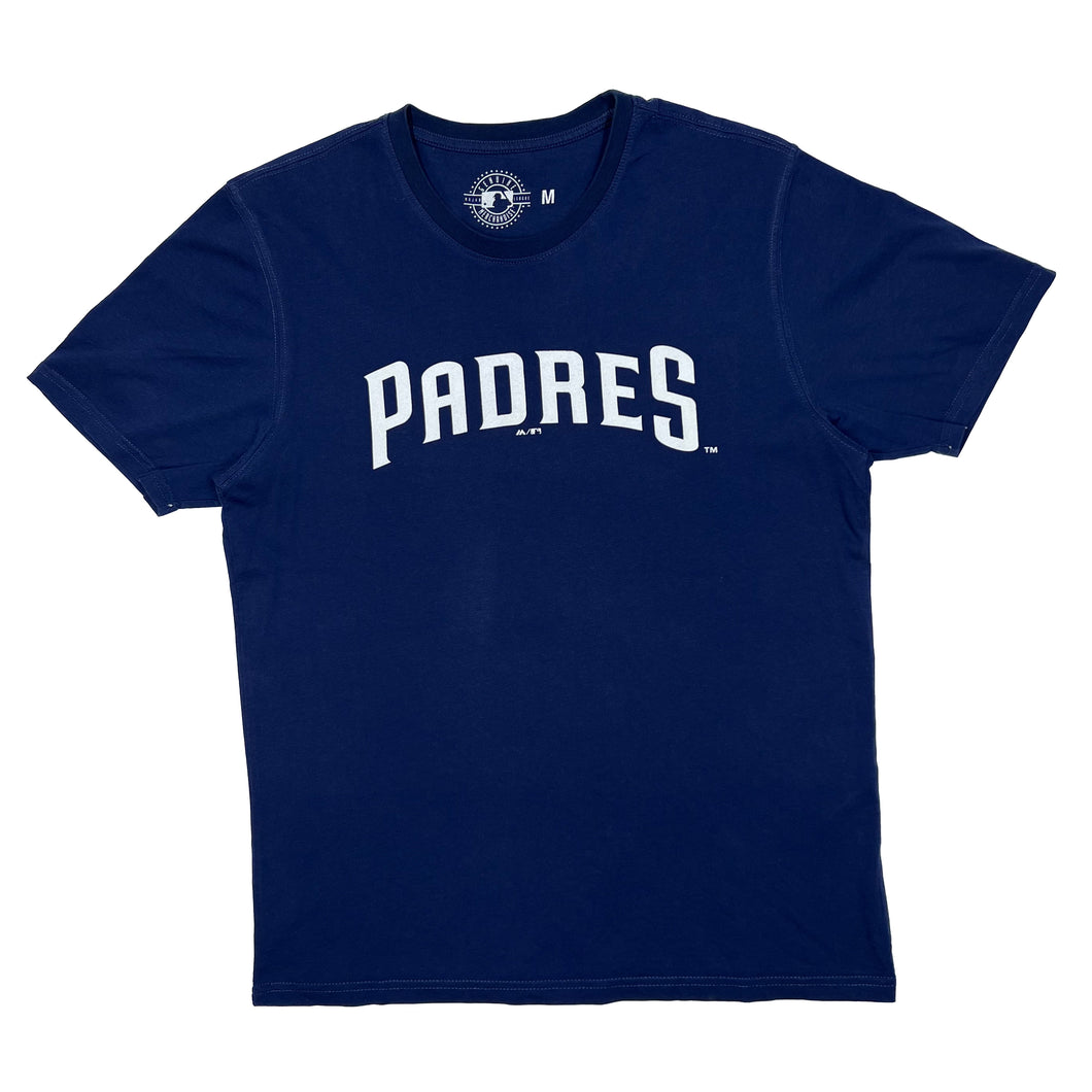 MLB SAN DIEGO PADRES Big Logo Spellout Baseball Graphic T-Shirt