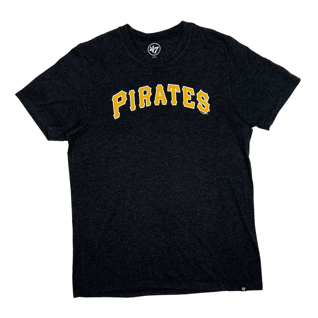 MLB PITTSBURGH PIRATES Big Logo Spellout Baseball Graphic T-Shirt