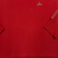 Load image into Gallery viewer, ADIDAS Three Stripe Embroidered Mini Logo Crewneck Sweatshirt
